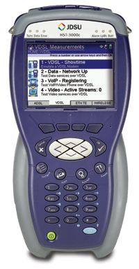 JDSU (Acterna) HST-3000 Network Services Tester for ADSL/VDSL, IPTV, VoIP, Microsoft TV