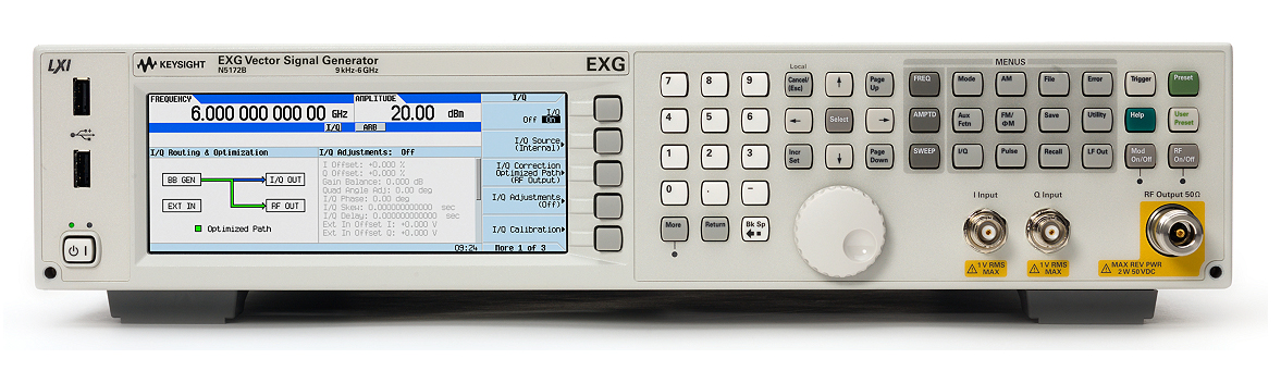 Contact TestWorld to get the best pricing on a used/refurbished Keysight (Agilent) N5172B RF Vector Signal Generator, up to 6 GHz. Rental and lease options available. Keysight (Agilent) N5172B RF Vector Signal Generator, up to 6 GHz