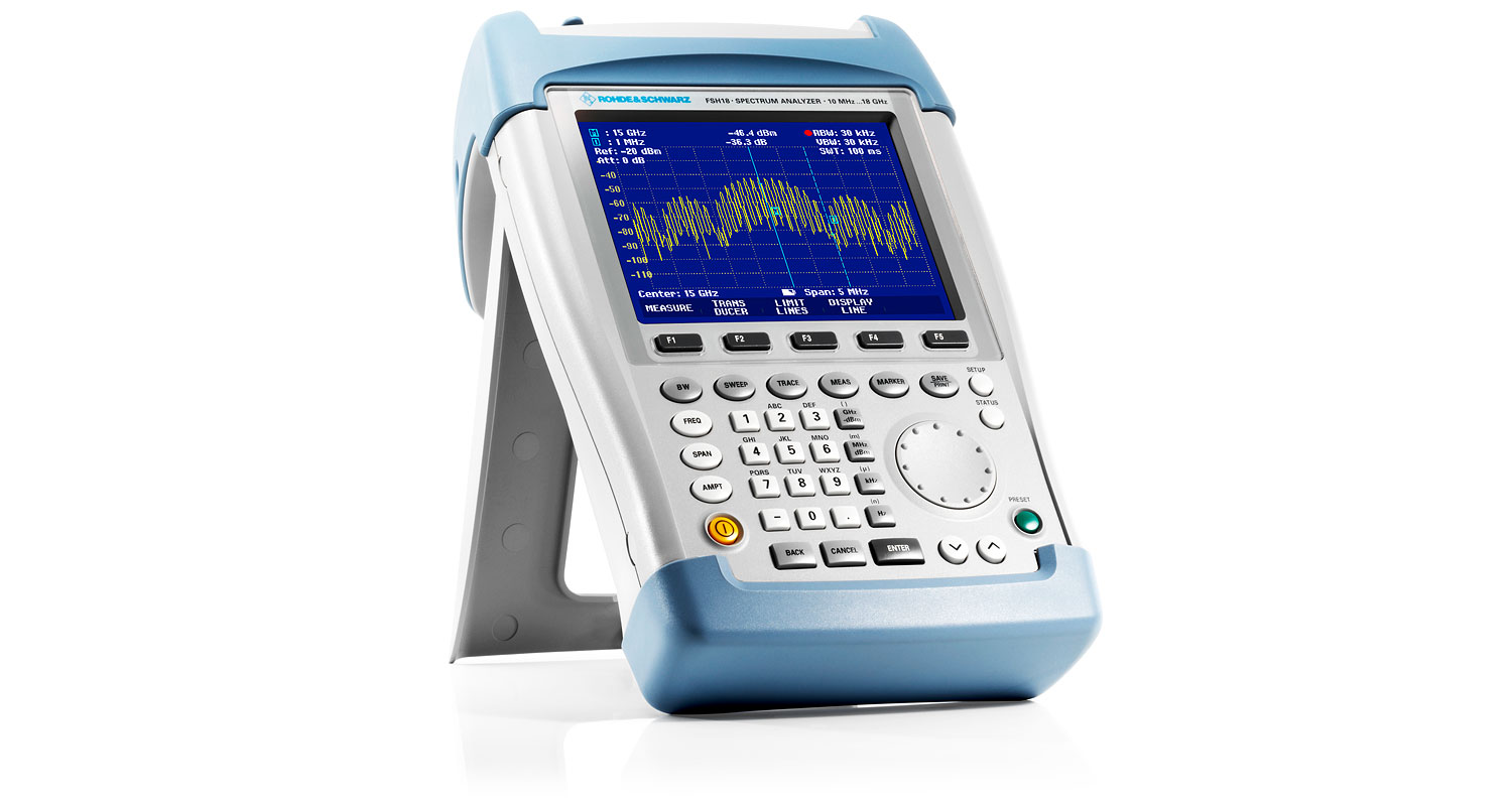 Contact Testworld for pricing on a used/refurbished Rohde & Schwarz FSH18 18 GHz Handheld Spectrum Analyzer. Rental and lease options available. Rohde & Schwarz FSH18 18 GHz Handheld Spectrum Analyzer