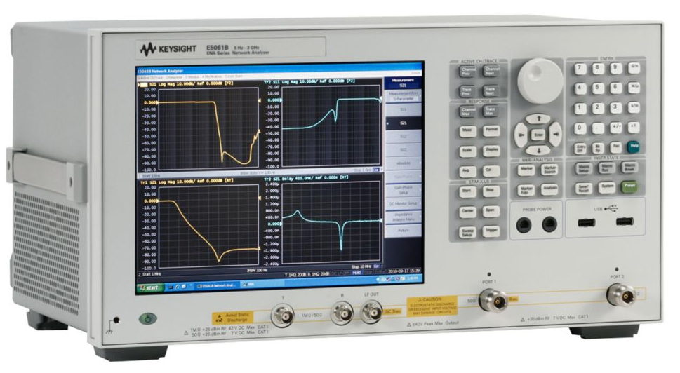 Contact TestWorld today for pricing on a used/refurbished Keysight (Agilent) E5061B RF Network Analyzer, 5 Hz to 3 GHz. Rental & Lease options available. Keysight (Agilent) E5061B RF Network Analyzer, 5 Hz to 3 GHz